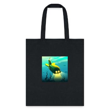 Squidmarine digital art - Tote Bag - black - Front