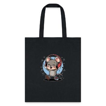 Mouse music - Tote Bag - black - Front