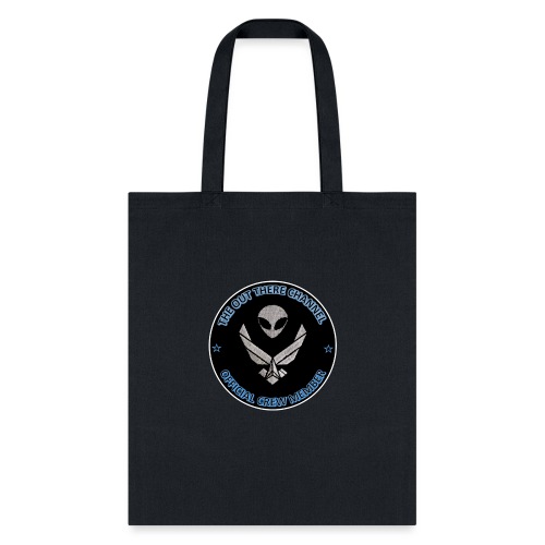 BlackOpsTransBigger1 Front with Mr Grey Back Logo - Tote Bag