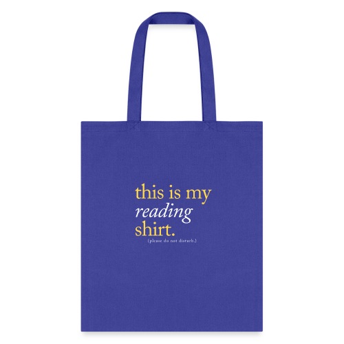 This is My Reading Shirt - Tote Bag