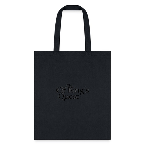 The Elf King's Quest Logo Black - Tote Bag