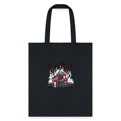 Sumo Red Oni (Black Text) - Tote Bag