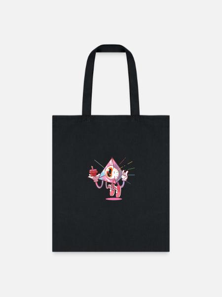 Dark Side Floyd of the Pink Moon - Tote Bag - black