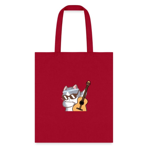 Cat Guitar T-Shirt - Tote Bag