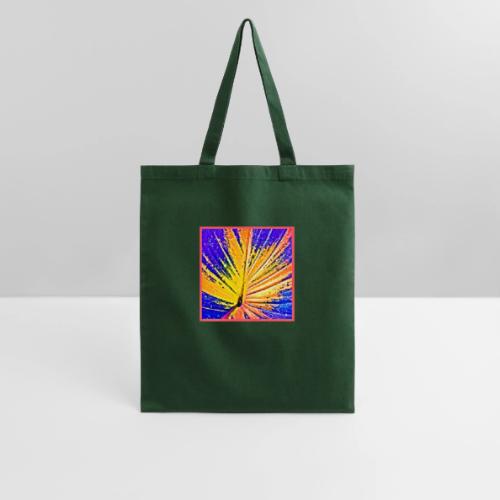 Vibrant Neon Leaf Pattern - Tote Bag