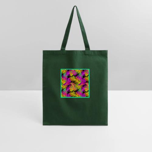 Chic Neon Leaf Lively Design - Tote Bag