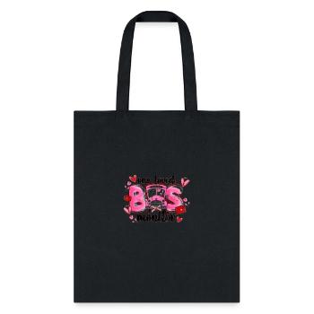 one loved bus monitor - Tote Bag - black - Front