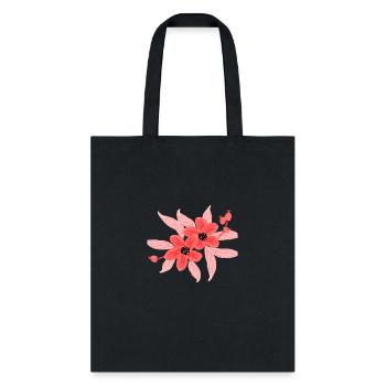 special occasion creative vintage flower - Tote Bag - black - Front