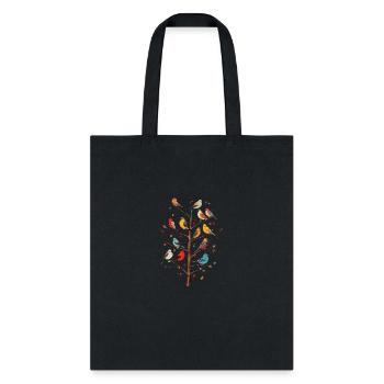 Birds On A tree Branch Birding Bird Watching Bird - Tote Bag - black - Front