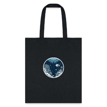 Depth of the Ocean Minimalistic - Tote Bag - black - Front