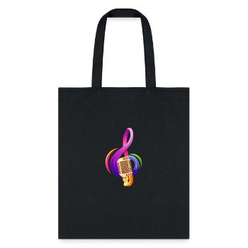 Life is Music - Tote Bag - black - Front