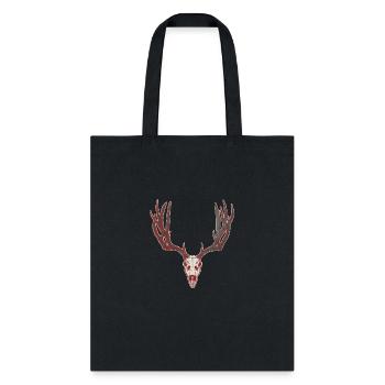 2024 buck skul 1 red - Tote Bag - black - Front
