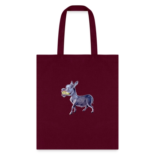 Funny Keep Smiling Donkey - Tote Bag