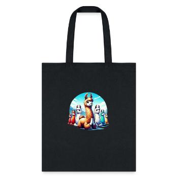 Llama Yoga Instructor - Tote Bag - black - Front
