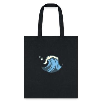 wave sea - Tote Bag - black - Front