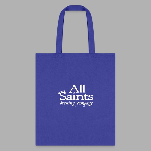 All Saints Logo White - Tote Bag