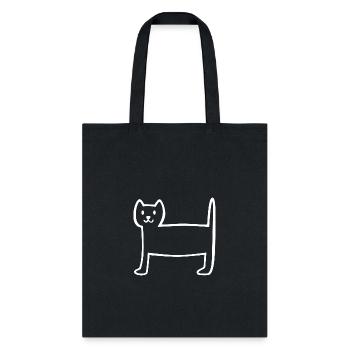 Cat - Cats - pet - pets - Tote Bag - black - Front