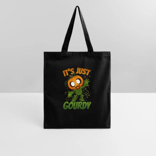 Cute Pumpkin Monster “It’s Just Gourdy” Funny - Tote Bag