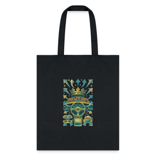 Backseat Driver T Shirt, Funny Dad Gift - Tote Bag