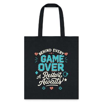 A restart awaits - Tote Bag - black - Front