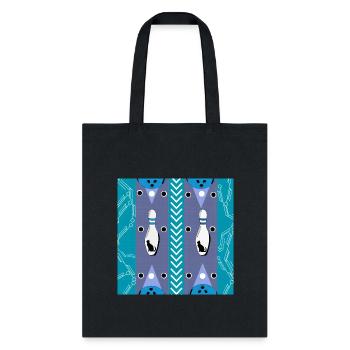 Purrfect Strike - Tote Bag - black - Front