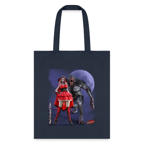 Undead Angels By Moonlight: Vamp Red Riding Hood - Tote Bag