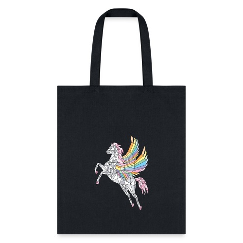 Geometric Pegasus (rainbow) - Tote Bag