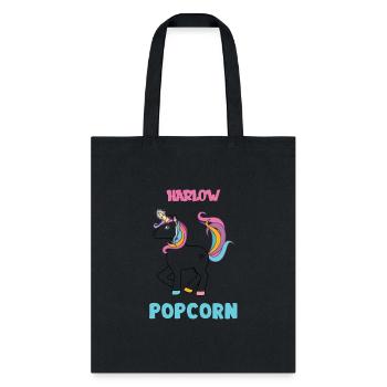 Harlow And Popcorn Merch Popcorn The Pony - Tote Bag - black - Front