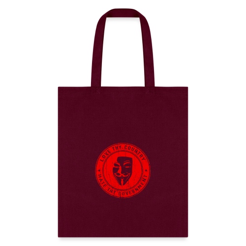 red love thy country - Tote Bag