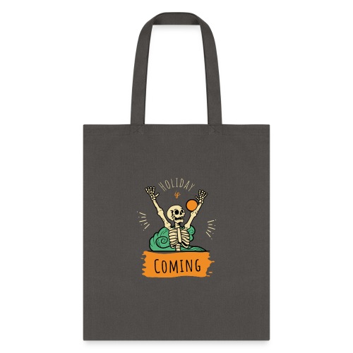 Orange Green Simple Holiday is Coming T Shirt - Tote Bag