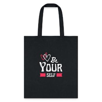 Be yourself - Tote Bag - black - Front
