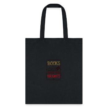 Books make you brilliant - Tote Bag - black - Front