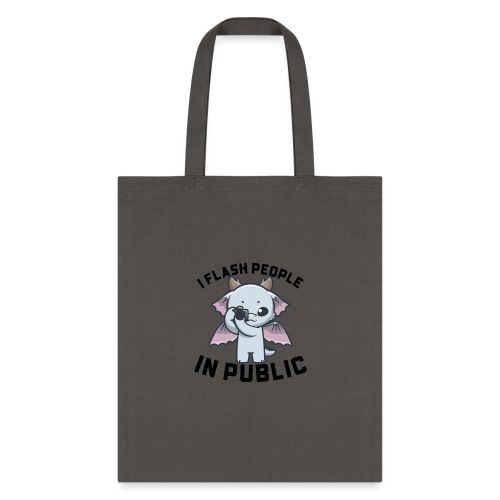 I Flash People in Public Dark Design - Tote Bag