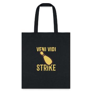 Bowling Pin Strike - Tote Bag - black - Front