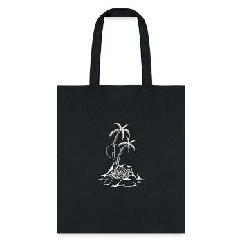 island with treasure - Tote Bag - black - Front