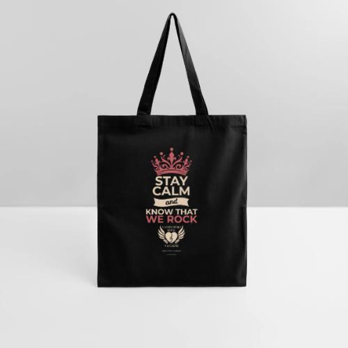 STAY CALM Pink & Cream - Tote Bag