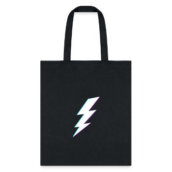 Lightning Bolt Vaporwave Storm Lightning - Tote Bag - black - Front