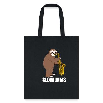 Tenor music school band musician Opera saxophone - Tote Bag - black - Front