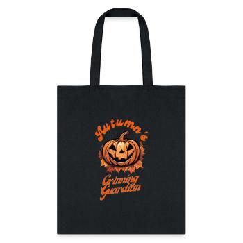 Autumn s Grinning Guardian - Tote Bag - black - Front