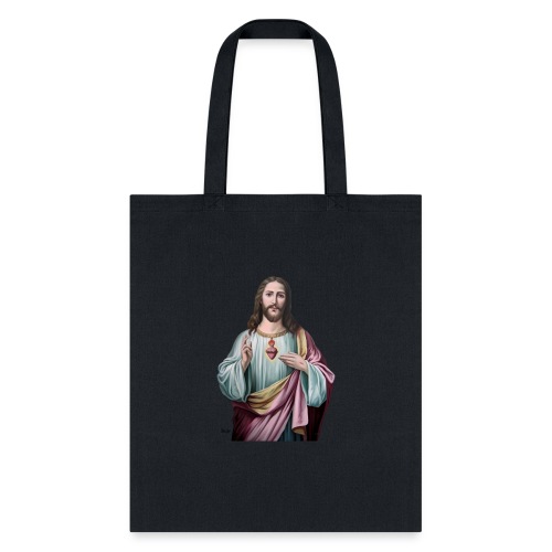 Jesus prayer god sacred heart religion christ - Tote Bag