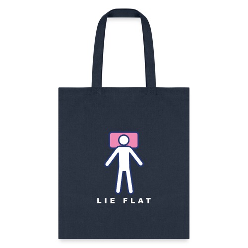 Lie Flat white - Tote Bag
