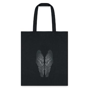 Long Silvered Wings - Tote Bag - black - Front