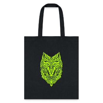 Celtic Wolf - Tote Bag - black - Front