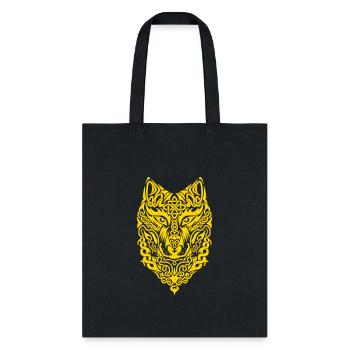 Celtic Wolf - Tote Bag - black - Front