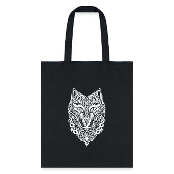Celtic Wolf - Tote Bag - black - Front