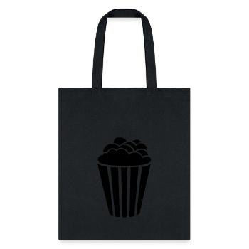 popcorn - Tote Bag - black - Front