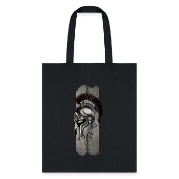 Guardian of Valor: Spartan Helmet - Tote Bag - black - Front