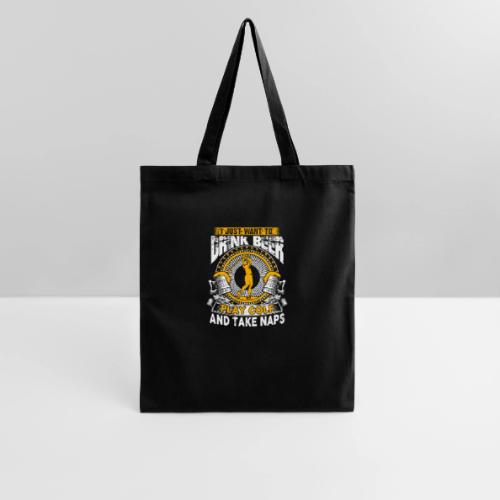 Golf & Beer Gift - Drink Beer Play Golf Naps Tee - Tote Bag