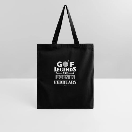 Golf Legends Born In February - Birthday Golf Gift - Tote Bag