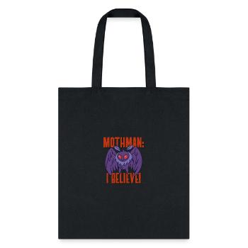 MOTHMAN: I BELIEVE - Tote Bag - black - Front